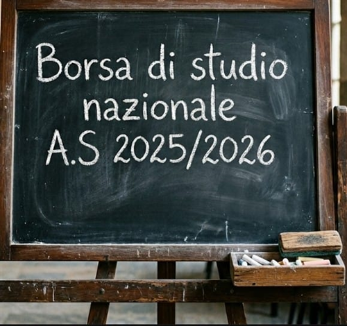 Borsa di studio nazionale a.s. 2025/2026-Approvazione della graduatoria unica regionale degli studenti beneficiari della borsa di studio