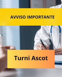 Turni Ambulatorio ASCOT - Luglio 2026
